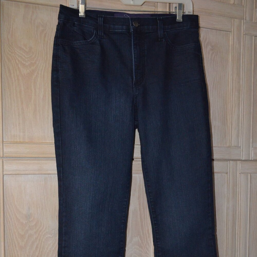 NYDJ Margot Girlfriend Cuffed Jean, Size 10, Palace Wash - NWOT